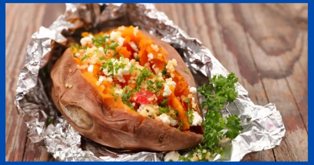 Cooking Sweet Potatoes in Foil